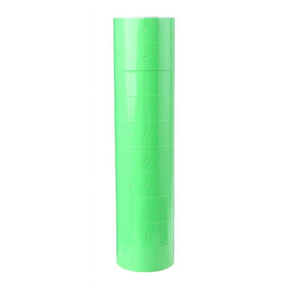 10 Label Price Tag Rolls for Pricing Gun MX5500 Red Green White w/ Double Red Lines Pricing Tags