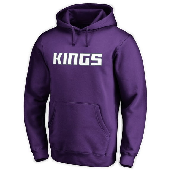 Men's Purple Sacramento Kings Wordmark Pullover Hoodie