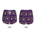 thumbnail image 5 of Xecao's Mardi Gras and Donuts for a double-layer running short for women, perfect for gym, tennis, and more, featuring a convenient pocket., 5 of 9