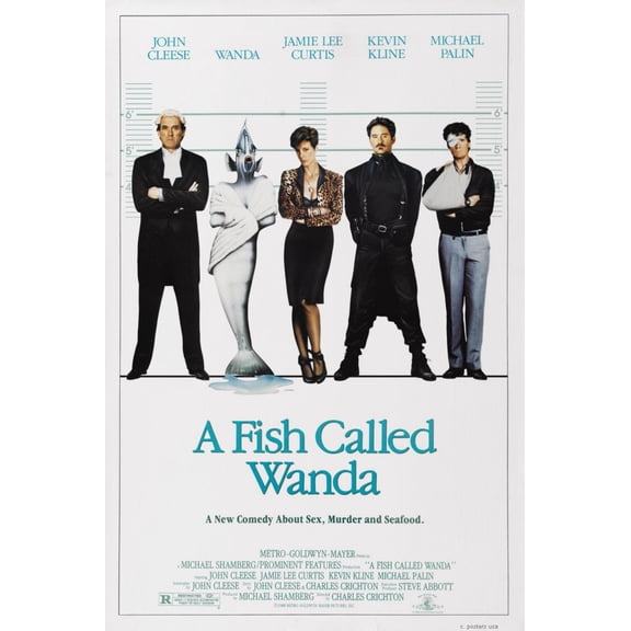 A Fish Called Wanda Mini Movie Poster 11inx17in in Mail/storage/gift tube 11x17 poster