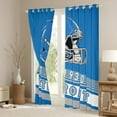 thumbnail image 3 of Erosebridal Detroit Curtains and Drapes (38x45),Navy Blue Stripes BlackoutCurtains for Bedroom,Rugby Helmet Curtains Pack of 2 (38x45),Stylish Living Room Decoration, 3 of 7