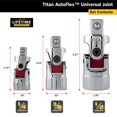 thumbnail image 2 of Juego de enchufes Titan 85505, junta universal Auto Flex de 3 piezas, 2 of 4