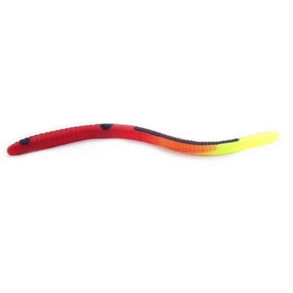Kelly's Annealed Baits BC108-RCT Bass Crawler 6.5" Weedless Red/Chartreuse