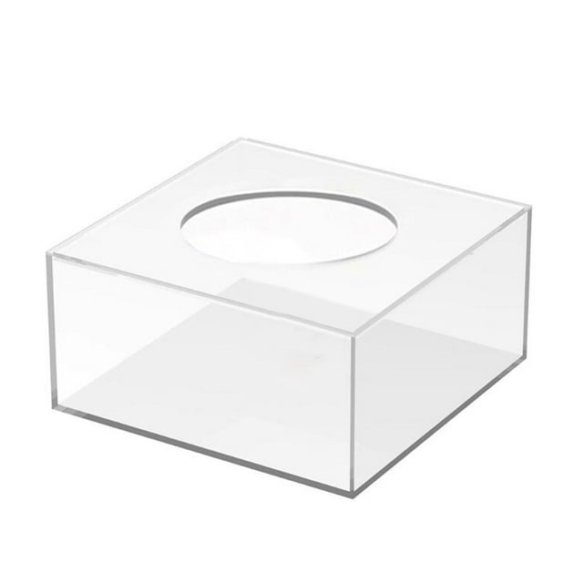 jifeng Acrylic Cake Stand Cake Display Stand DIY Cake Decorating Tool Square Cake Stand 20cm