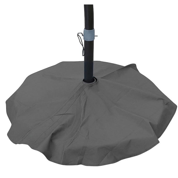 Cubierta De La Base De La Sombrilla Para Patio Tela Oxford Negra Rejilla Para Sombrilla A Prueba De Sol Protector De Base De Sombrilla Para Patio A Prueba De Viento E Impermeable matsuzay HA016688-00