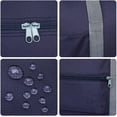 thumbnail image 3 of Bolsa De Viaje Plegable Equipaje Deportes Gimnasio Nylon Resistente Al Agua, A - Azul Oscuro, 25L, 3 of 7