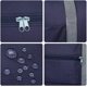 thumbnail image 3 of Bolsa De Viaje Plegable Equipaje Deportes Gimnasio Nylon Resistente Al Agua, A - Azul Oscuro, 25L, 3 of 7