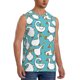 thumbnail image 2 of Fotbe Cartoon Funny Goose Men's Camiseta sin Mangas Estampada para Hombres, Playera Casual para Gimnasio, Entrenamiento, Playa-Small, 2 of 7
