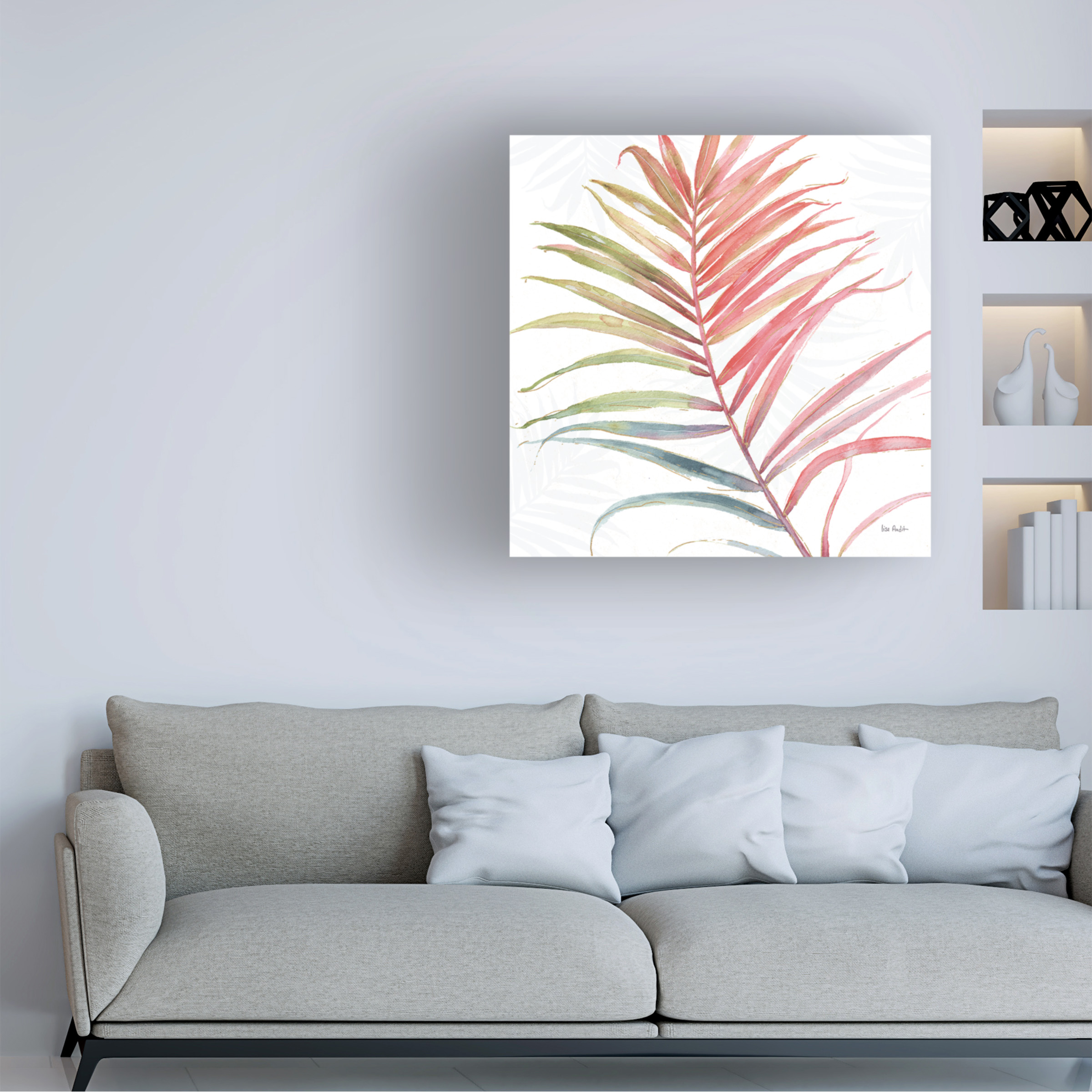 Trademark Fine Art "Tropical Blush VI" Canvas Art by Lisa Audit