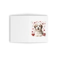thumbnail image 3 of DistinctInk Greeting Card / Note Card - Valentine's Day Havanese Puppy - PACK of 1, 3 of 7