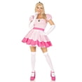thumbnail image 2 of Disfraz Leg Avenue Princess con hombros descubiertos, rosa, talla grande, 2 of 5