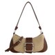 thumbnail image 1 of Bolso Mujer Con Costuras Vintage Bolso Mano PU Bolsos Mano A La (café), 1 of 9