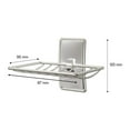 thumbnail image 3 of Command Bath Set Satin Nickel Adhesive Soap Dish Double Hook Single Hook, 3 of 13