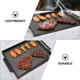 thumbnail image 5 of FOMIYES 1Pc Black Non Stick Grill Tray Steel Material for Outdoor Bbq and Family Gatherings, 5 of 8