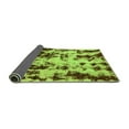 thumbnail image 2 of Ahgly Company Indoor Square Abstract Green Modern Area Rugs, 7' Square, 2 of 4