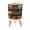 Color 3, variant on Small Trash Can with Lid Colorful Inspirational Posters Abstract Watercolor 1.8 Gallon Dog Proof Trash Can Round Garbage Can Waste Bin Wastebasket for Bathroom Bedroom Living Room