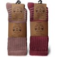 thumbnail image 6 of SOCKS'NBULK Womens Cotton Slouch Socks, Womens Knee High Boot Socks (12 Pairs Striped Neutral, (9-11)), 6 of 8