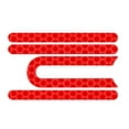 thumbnail image 3 of Yuarrent 4 piezas, tira reflectante, accesorios para patinete, calcomanía autoadhesiva a prueba de polvo, pegatina para bicicleta, tiras de Patinetes eléctricos Rojo, 3 of 6