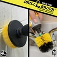 thumbnail image 2 of Drill Brush - Power Tool Cleaning Attachment - Drill Brush Set - Shower Drill Cleaning Brush - Bathroom Cleaning Brush Set - Scrub Brush For Drill - Cleaning Brush Kit - Drill Brush Attachment Kit, 2 of 7