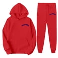 thumbnail image 4 of Womens CALIFORNIA City Zip Up Hoodie and Sweatpants Set Womens Sweatsuits Outfits 2 Piece Track Suits Jogging Suits Red M, 4 of 4