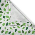 thumbnail image 6 of Ambesonne Nature Valance & Curtain, Botanical Leafage Pattern, 55"x24", Emerald Green White, 6 of 7