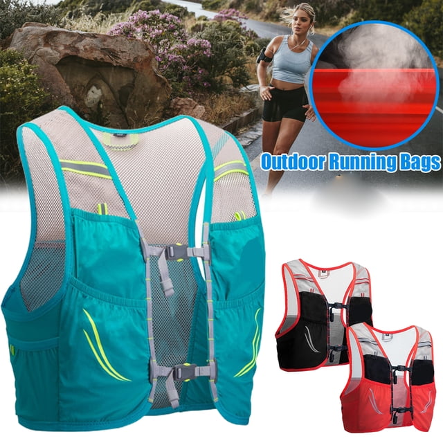 AONIJIE Mochila unisex para cross country, chaleco para correr, bolsa ajustable de nailon para correr al aire libre