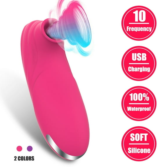 XBONP Sucking Vibrator Sucking Toy with 10 Sucking Mode for Women Sex Toys for Adult Red