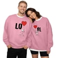 thumbnail image 2 of Couples Matching Sweatshirt His and Her Crewneck Pullover Personalized Anniversary Sweater Valentines Day Gift, 2 of 5