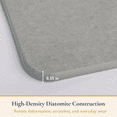 thumbnail image 5 of ComfiTime Stone Bath Mat, Super Absorbent & Fast Drying Diatomaceous Earth Shower Mat, None Slip Drying Mat for Bathroom Floor/Kitchen, Easy to Clean Bathroom Mat, Light Gray, 5 of 12