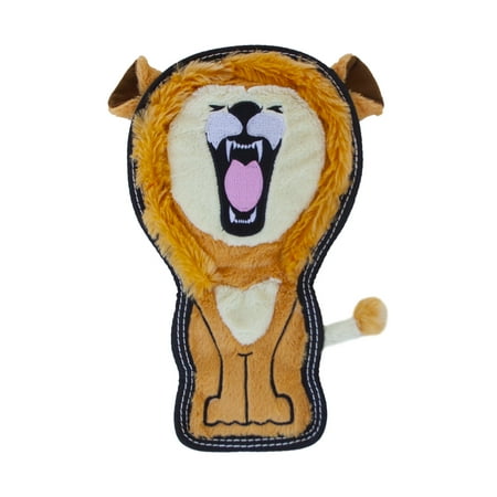 UPC: 0700603321617 | Outward Hound Invincibles Tough Seamz Lion Dog Toy  Tan  Medium
