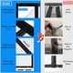 thumbnail image 5 of Cortina de puerta RELIANCER de 91 x 203 cm, impermeable y con aislamiento térmico, 5 of 9