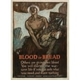 thumbnail image 2 of Henry Raleigh 19x24 Black Ornate Framed Double Matted Museum Art Print Titled: Blood or Bread (1917), 2 of 5