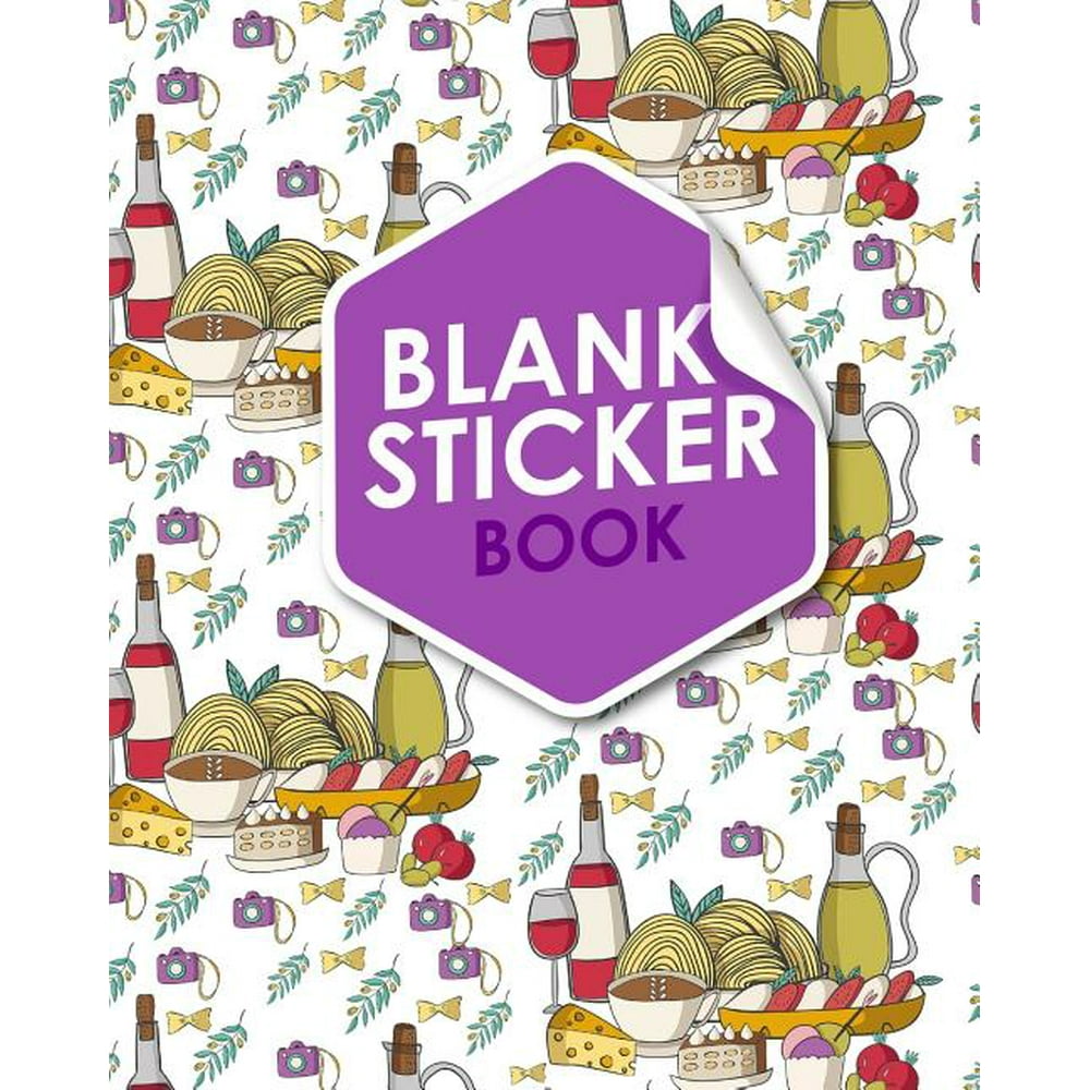 Blank Sticker Book Blank Sticker Book For Adults, Sticker Books For
