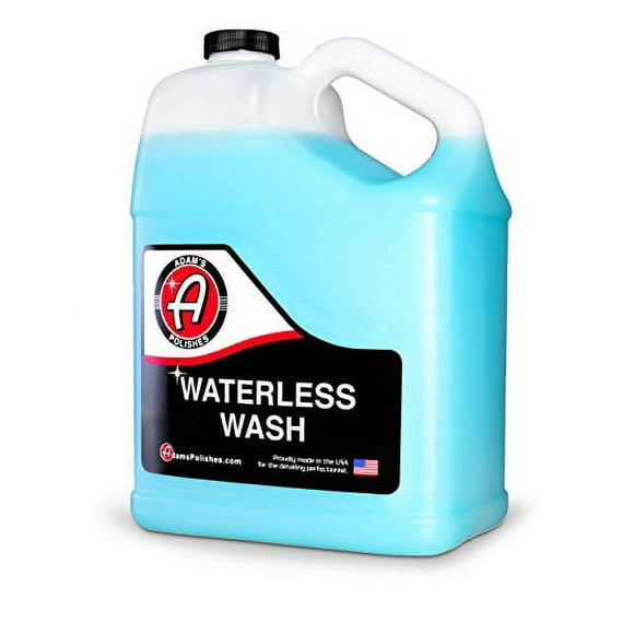 Adams Waterless Wash (Gallon) - Car Cleaning Car Wash Spray for Car Detailing | Safe Ultra Slick Lubricating Formula for Car, Boat, Motorcycle, RV | N