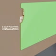 thumbnail image 2 of Floating Light Green Magnetic Glass Board 48" X 96" Inches Eased Corners, 2 of 4