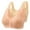 Multi-Color, variant on Bras for Women Front Closure Push up Bras for Women 2-Pack Push up Brassiere No Underwire Deep Cup Retro Full Coverage Bras Floral Print Embroidered Underwear for Ladies Hiking S Beige