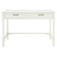 thumbnail image 5 of SAFAVIEH Filbert Solid Retro 2-Drawer Writing Desk, Distressed White, 5 of 14