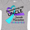 thumbnail image 4 of Inktastic Remembering My Uncle- Suicide Prevention Awareness Boys or Girls Baby Bodysuit, 4 of 5