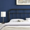 thumbnail image 6 of Modway Alessia Modern Powder Coated Iron Twin Headboard in Black, 6 of 8