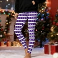thumbnail image 2 of Ruimatai Women's Christmas Striped Print Leggings Stretchy Elastic Fitness Yoga Pants for Workout Running Casual, 2 of 9