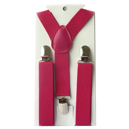 

KAOU Baby Girls Boys Fashion Adjustable Clip-on Y-Back Child Elastic Suspenders