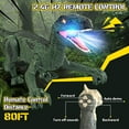 thumbnail image 3 of Track Seven Dinosaur Toys for Kids 3-5, 5-7, 8-12, 2.4GHz Remote Control Dinosaur with Walking, Realistic Sounds, Demo Mode, Rechargeable Jurassic Toys for Birthdays, Parties, Children’s Day, 3 of 10