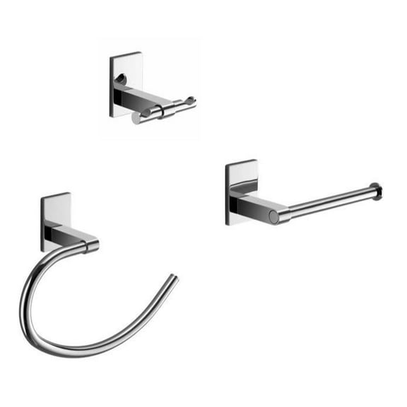 Nameeks Mne1326 Gedy Bathroom Accessories Set - Chrome