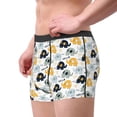 thumbnail image 2 of Yiaed Cute Elephant Print Men's Soft Cotton Boxer Shorts Breathable Boxers Underwear Moisture-Wicking Underwear Stretch Boxer Briefs for Man-X-Large, 2 of 5