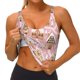 thumbnail image 3 of Balery Gingerbread Houses Pink Wonderland Sujetadores deportivos con espalda cruzada para mujer, acolchados, sin costuras, de alto impacto, ideales para yoga, gimnasio, entrenamiento y fitness.-Large, 3 of 7