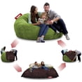 thumbnail image 2 of Puff Cama King Size 2 en 1 Baggy Verde Manzana 180 x 180 cm, 2 of 4
