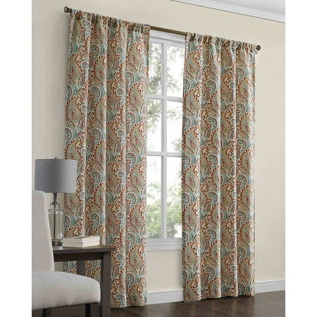 Mainstays Tanir Curtain Panel Pair Walmart Com