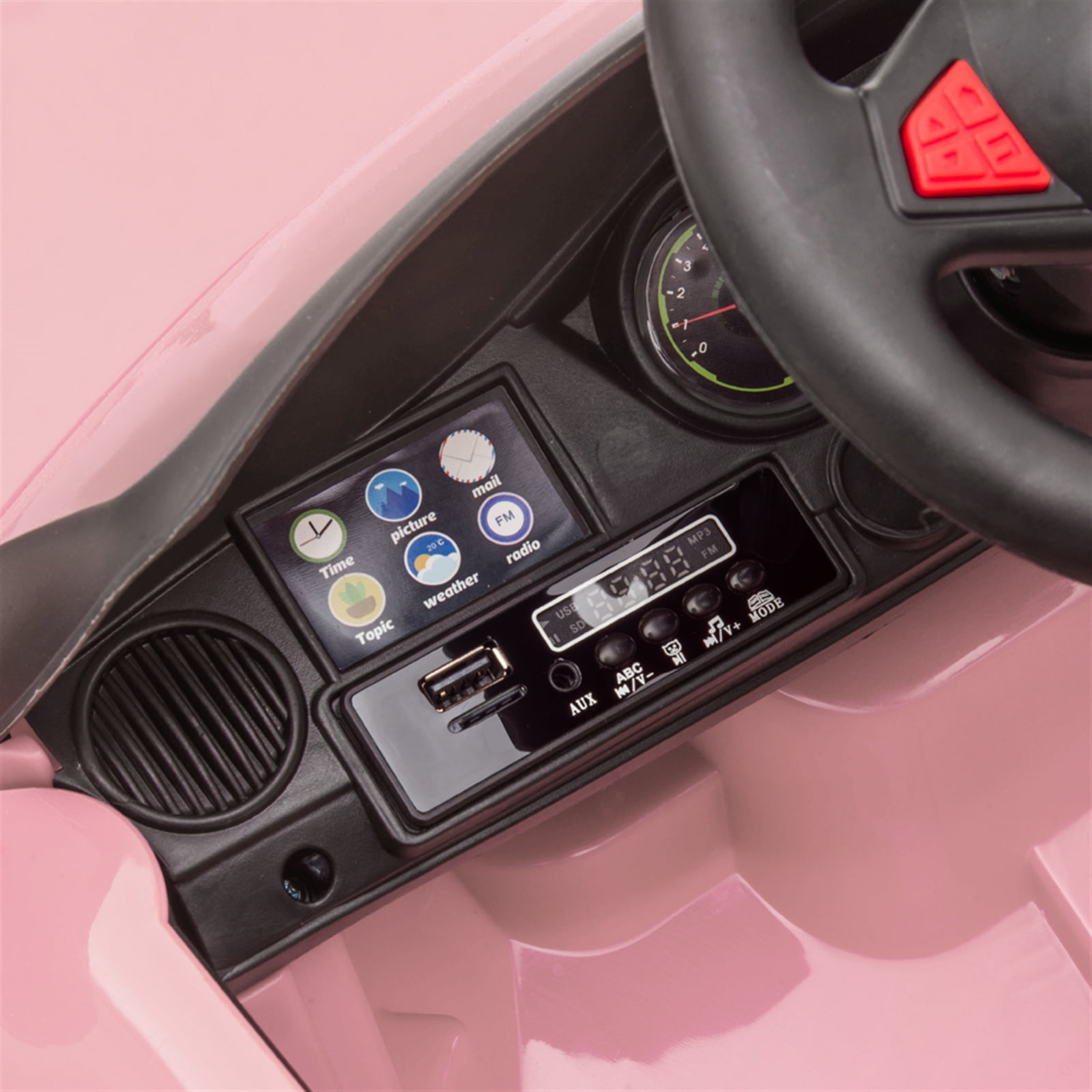 Private Jungle 12V Kids Ride On Car 2.4GHZ Remote Control LED Lights MP3,Pink Private Jungle 12V Kids Ride On Car 2.4GHZ Remote Control LED Lights MP3,Pink