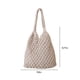 thumbnail image 3 of XWSHYW Contenedores de Almacenamiento Mochila de Paja Tejida a Crochet para Mujer, Bolso de Hombro con Cordón y Solapa, Bolso de Mano Informal para Playa, Bolso de Mano, Bolso de Paja para Niñas, Bol, 3 of 6