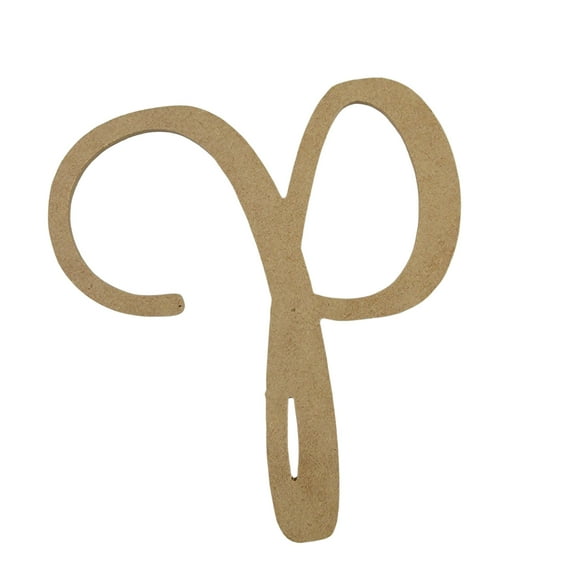 Wooden Letter Unfinished, Fairybells Font, Craft Cutout